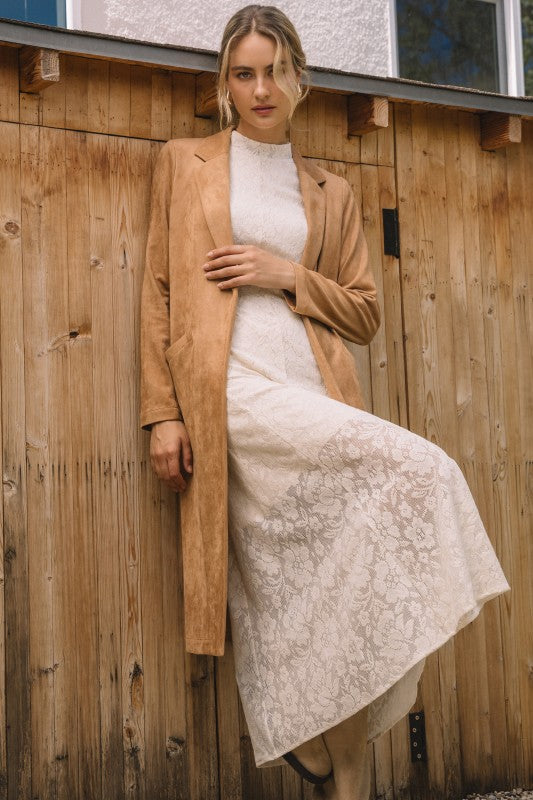 The Heirloom Suede Jacket - Camel