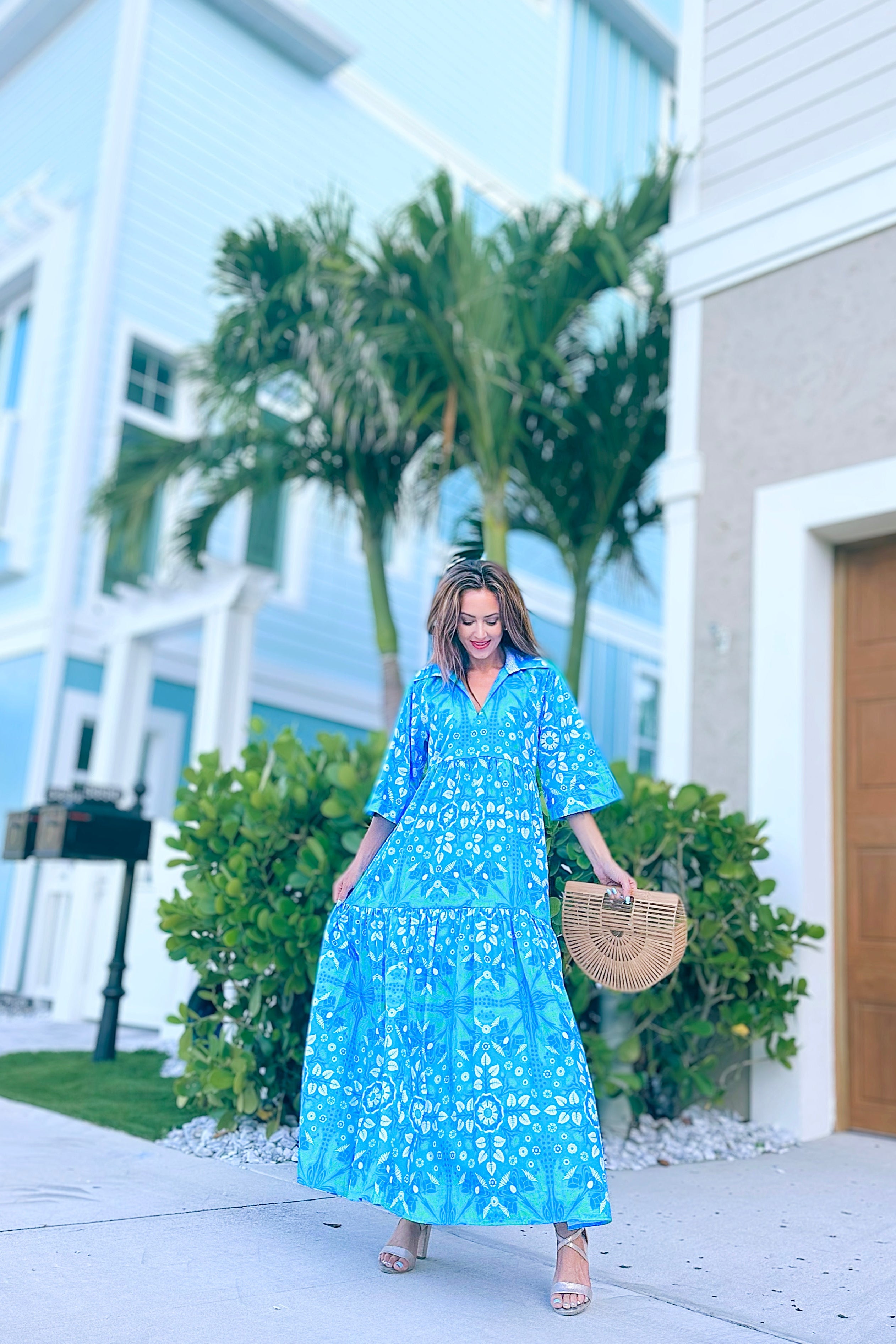 Patty Kim Marni Dress - Blue Etro Medium Patty Kim Marni Dress - Blue Etro Medium