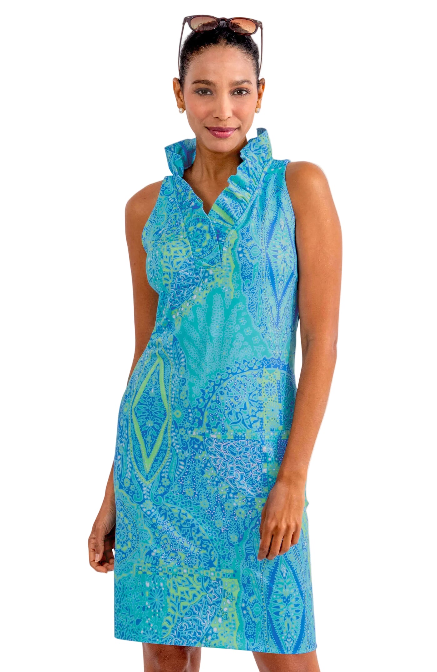 womens sleeveless jersey dress Eileen Fisher Drape Neck Sleeveless Jersey Midi Dress Women M Royal Blue Stretch