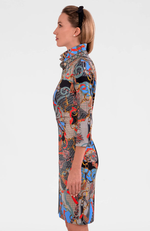 Side view of the Gretchen Scott Twist and Shout in Ditto - Black
