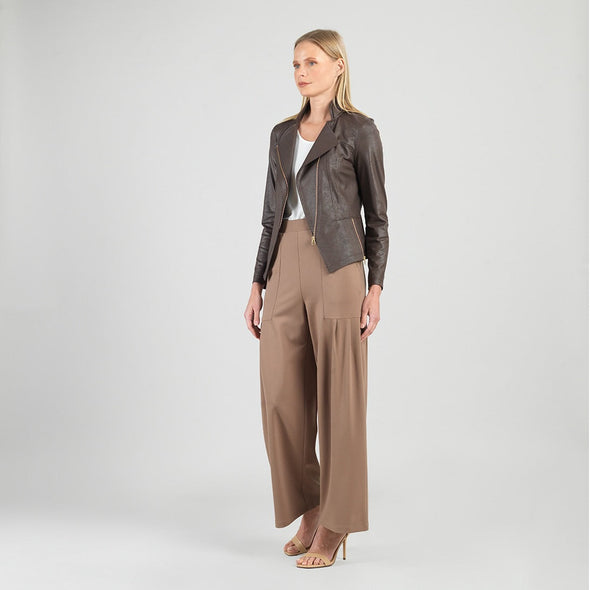 Clara Sun Woo Liquid Metal Jacket - Brown