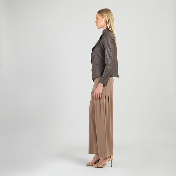 Clara Sun Woo Liquid Metal Jacket - Brown