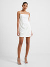 Full body view of the French Connection Georgia Dress - Summer White