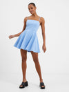 Full body view of the French Connection Daisy Dress - Placid Blue