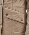 Pocket of the Barbour Cavalry Polarquilt Jacket - Light Fawn