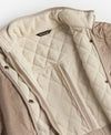 Lining of the Barbour Cavalry Polarquilt Jacket - Light Fawn