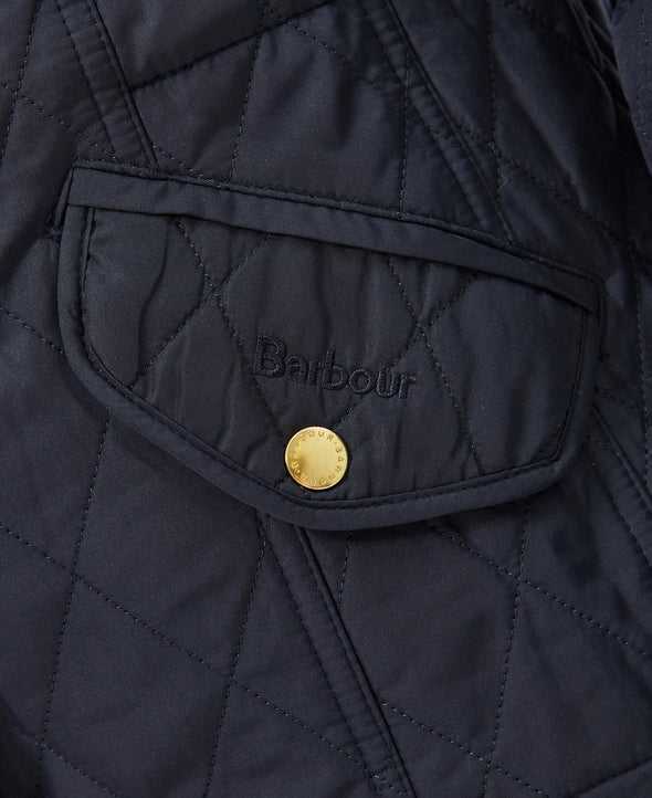 Barbour Millfire Quilted Jacket - Navy Classic