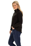 Side view of the Duffield Lane Lexington Sweatshirt - Black