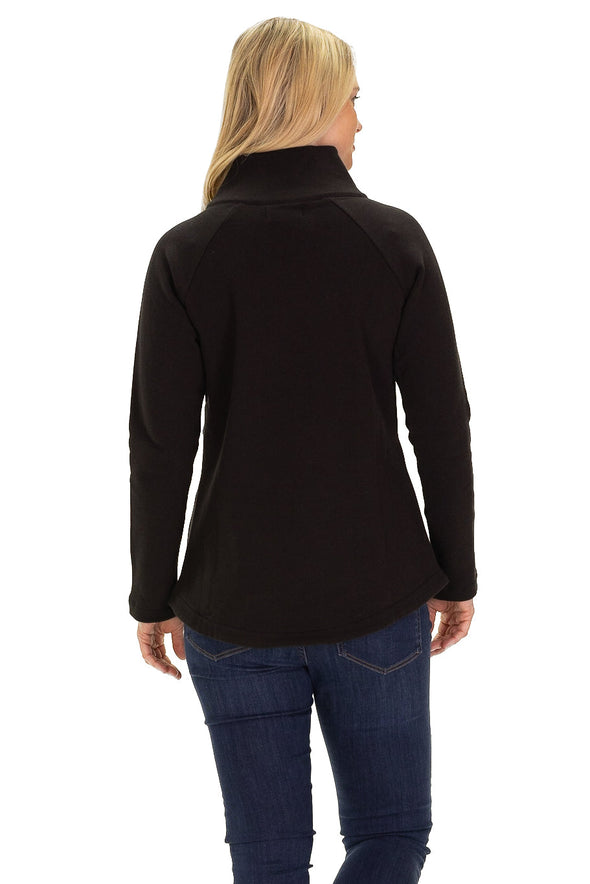 Back view of the Duffield Lane Lexington Sweatshirt - Black