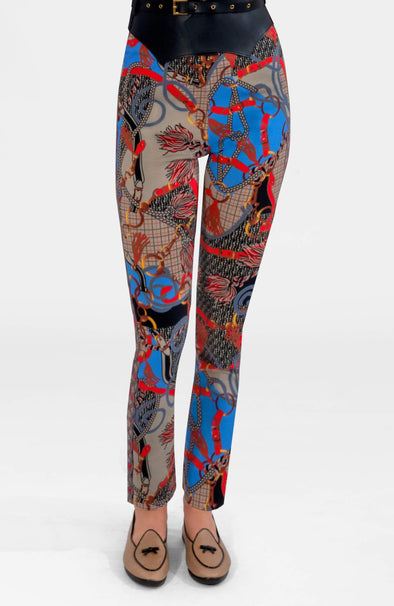 Styled view of the Gretchen Scott Pull on Pants in Ditto - Black