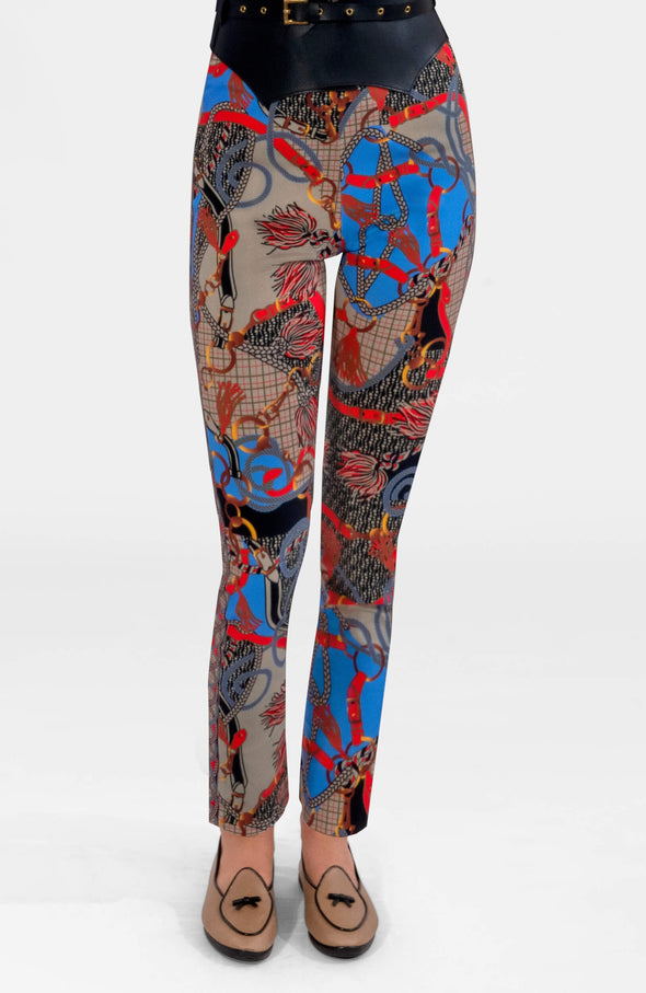 Styled view of the Gretchen Scott Pull on Pants in Ditto - Black