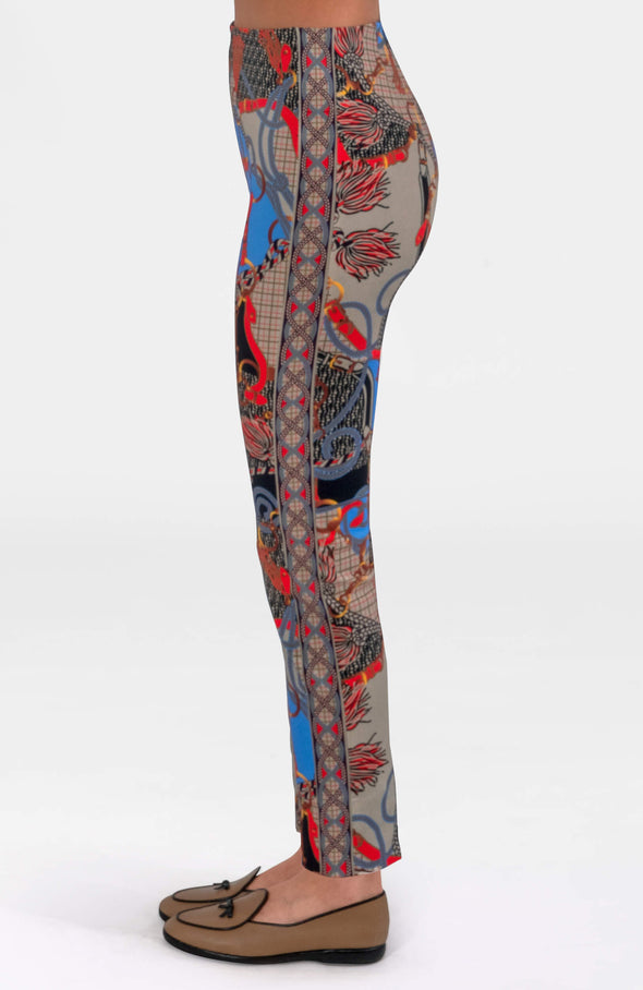 Side view of the Gretchen Scott Pull on Pants in Ditto - Black