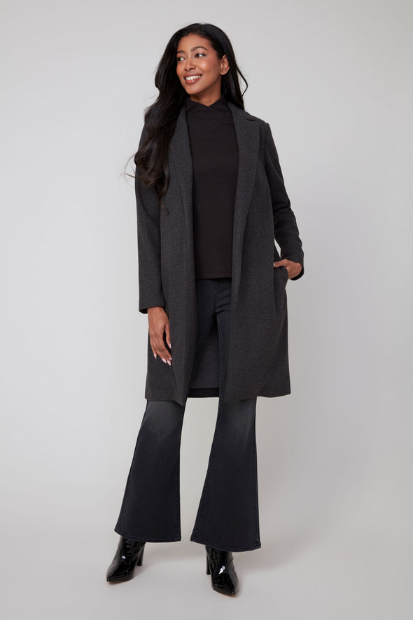 Renuar Long Jacket - Black