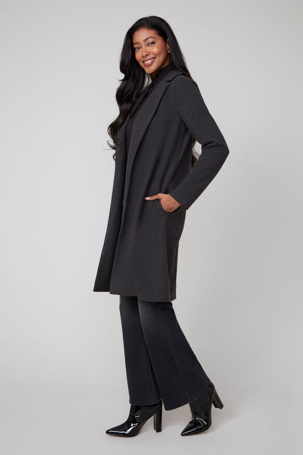 Renuar Long Jacket - Black