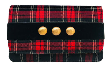 Lisi Lerch Willow Clutch - Red Plaid