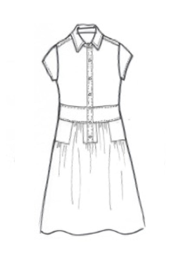 Patty Kim Colette Dress - Aqua Rococo