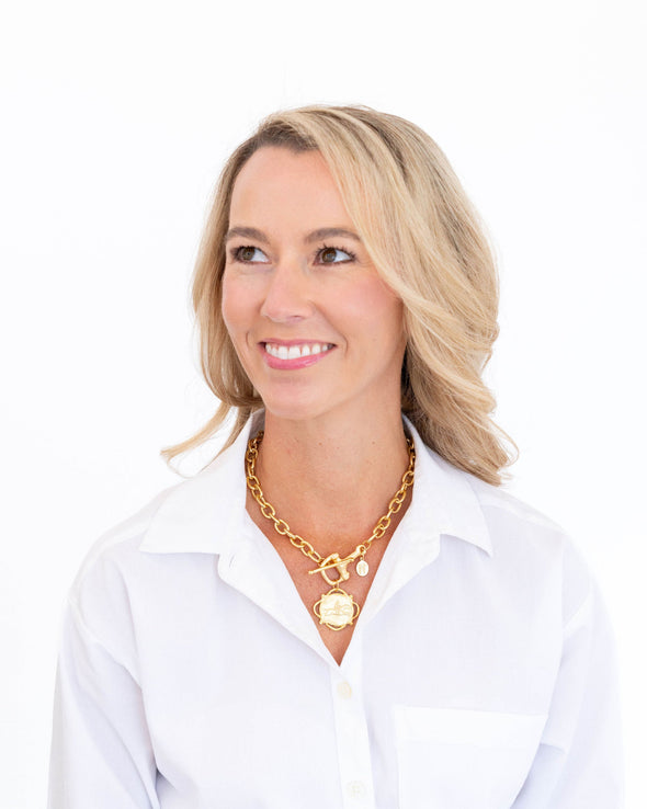 Susan Shaw Felicity Pendant Toggle Necklace