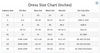 Size chart for the Cabana Life Nautical Sailboat Sleeveless Dress