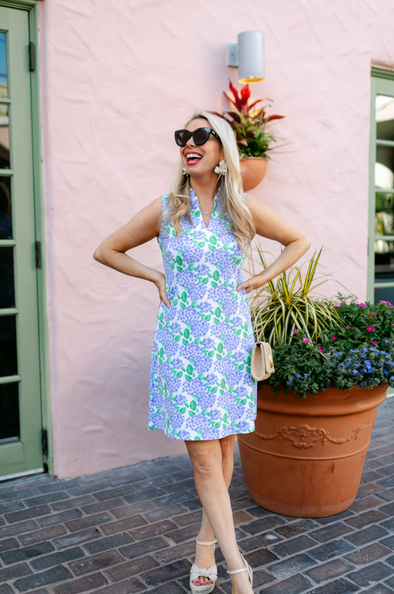 Duffield Lane Poppy Dress - Hydrangea Bloom