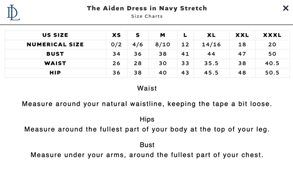 Duffield Lane Aiden Dress - Navy