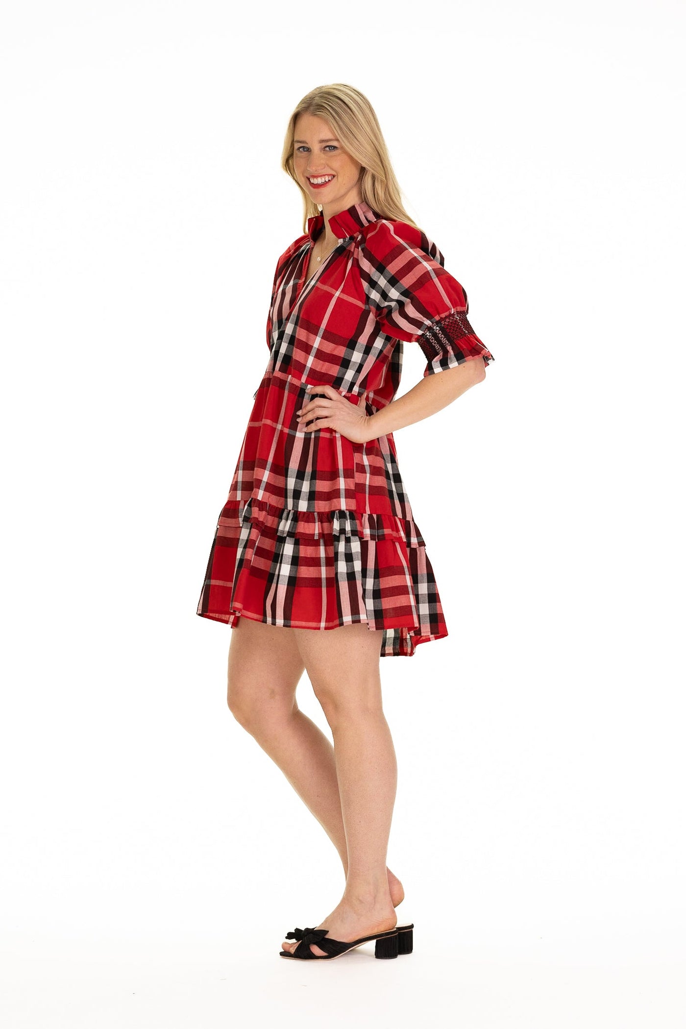 Duffield Lane Skye Dress in Red Plaid Duffield Lane Skye Dress in Red Plaid