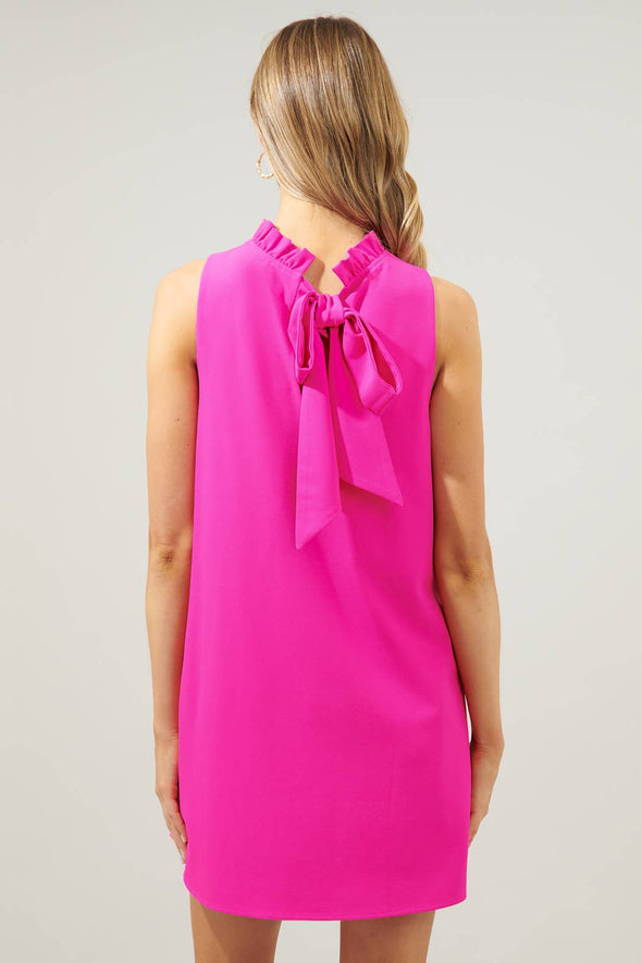 Back view of the Pink Bow Dress