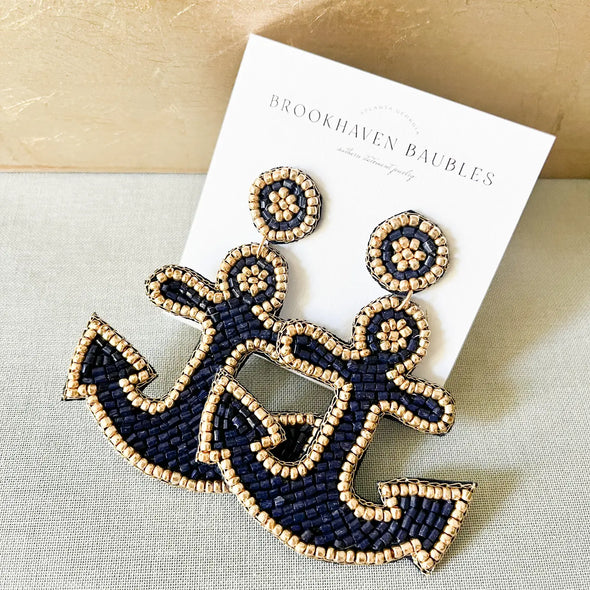 Anchor Away Earring