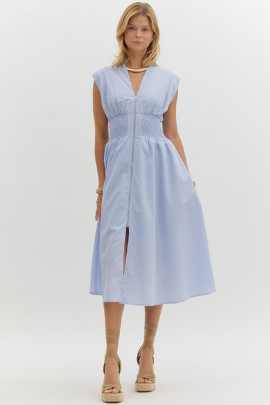 Marylin Maxi Dress - Light Blue