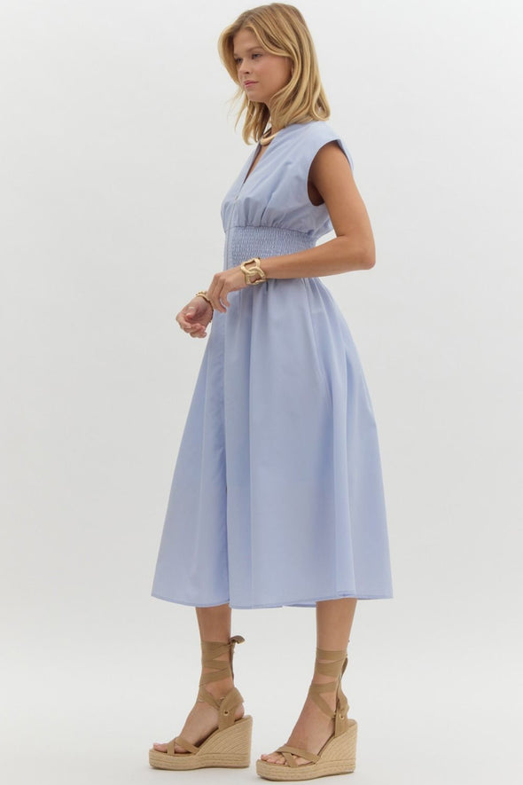 Marylin Maxi Dress - Light Blue