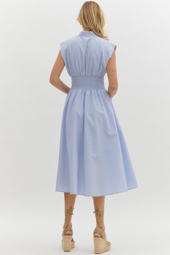 Marylin Maxi Dress - Light Blue