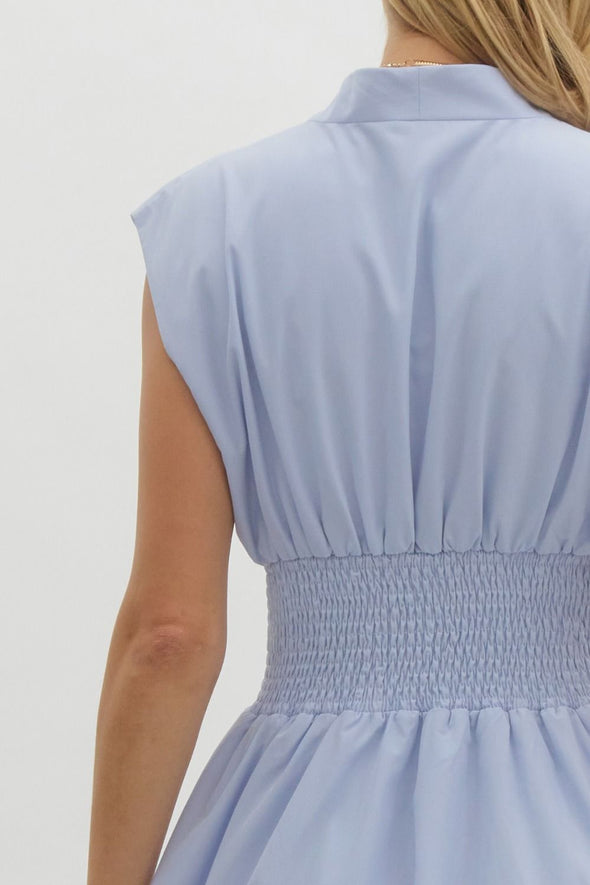 Marylin Maxi Dress - Light Blue