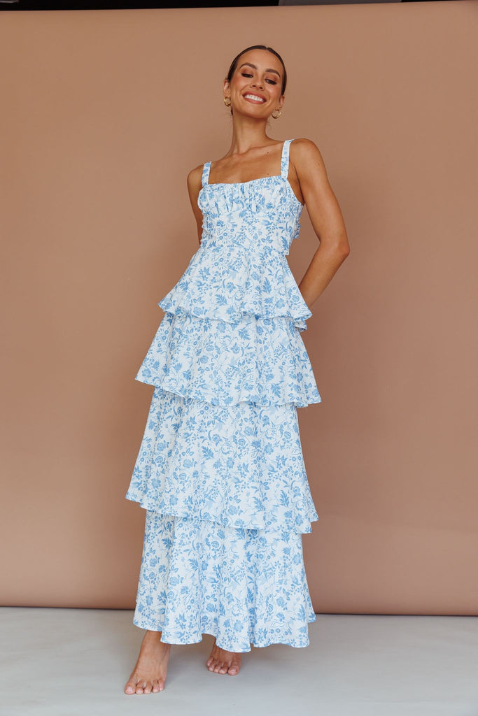 acacia tiered maxi dress ACACIA
