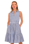 Cropped front view of Gretchen Scott Hope Dress in Periwinkle