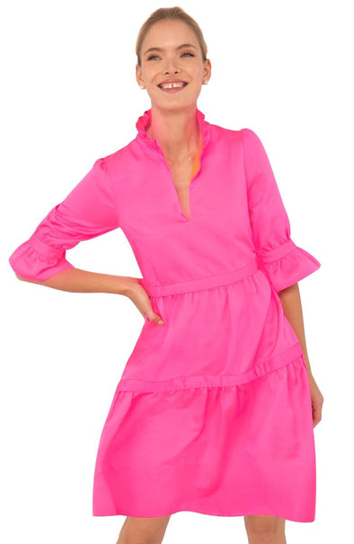 Gretchen Scott Teardrop Dress - Faille - Pink