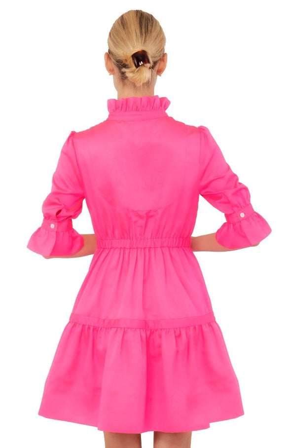 Gretchen Scott Teardrop Dress - Faille - Pink