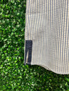 Hem of the Duffield Lane x Lucky Knot Exclusive Grand Dress - Blue Seersucker
