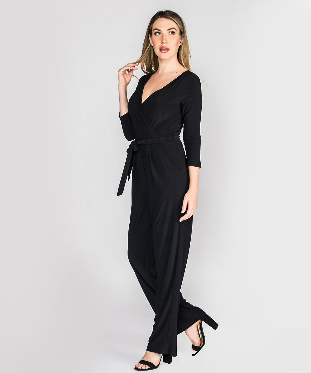 Black pantsuit jumper online