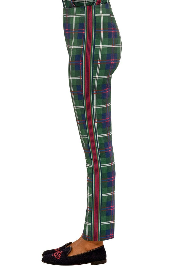 Gretchen Scott Pull On Pants - Middleton Plaid - Green