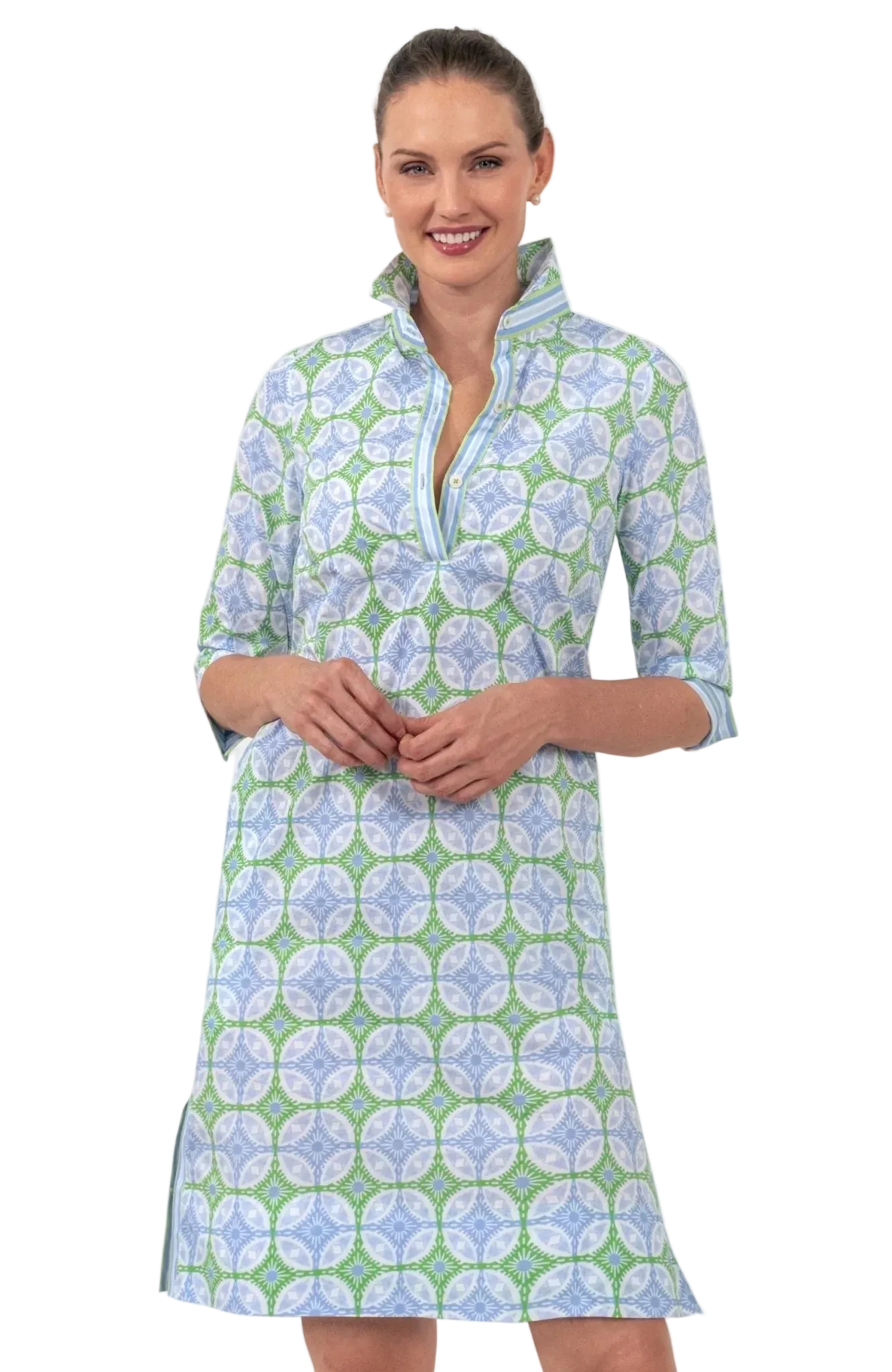 gretchen scott shirt dress Ruffneck Dress