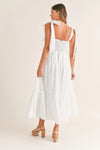 Back view of the Ocean Ave Maxi - White