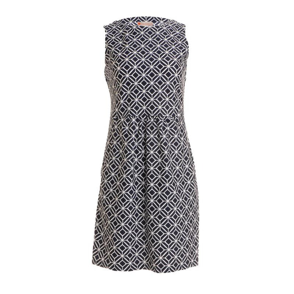 Jude Connally Mary Pat Dress - Star Lattice Navy