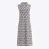Flat view of Jude Connally Suzy Dress in Bamboo Dot White/Navy