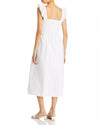 Back view of the French Connection Isla Dress - Linen White