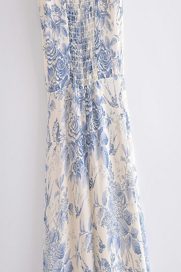 French Toile Midi Dress