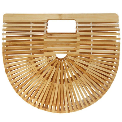 Hampton Beach Bamboo Clutch