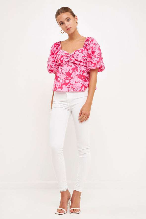 Mykonos Top - Mediterranean Pink