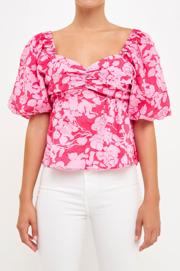 Mykonos Top - Mediterranean Pink