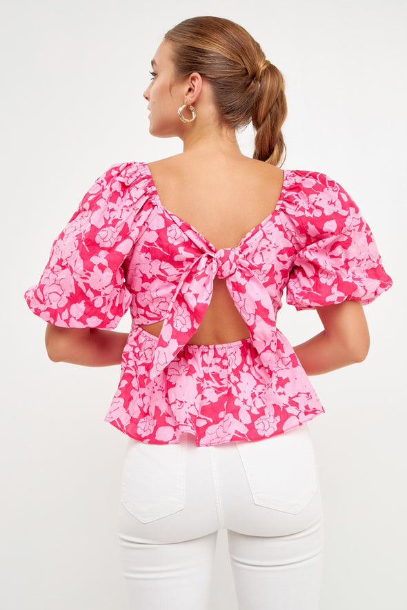 Mykonos Top - Mediterranean Pink