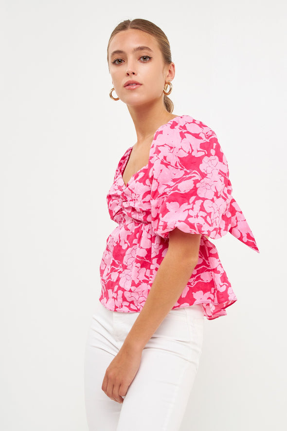 Mykonos Top - Mediterranean Pink