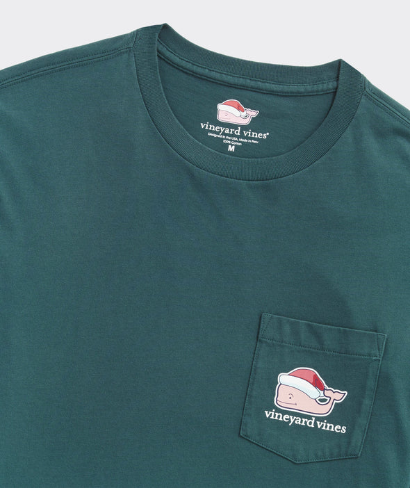 Vineyard Vines Christmas Whale Tee - Deep Juniper